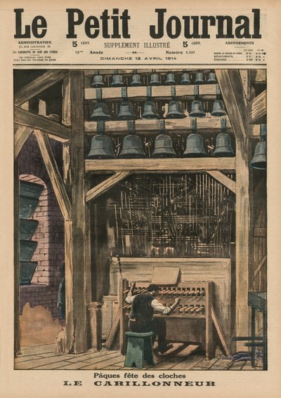 Easter, the bell ringer, front cover illustration from 